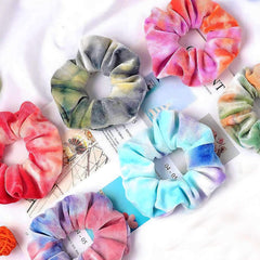 IVARYSS scrunchie securing a ponytail with gentle hold benefit