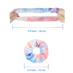 IVARYSS scrunchie held in hand showing size and easy carrying benefit