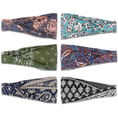IVARYSS headband in hand to show size and stretchy fit benefit