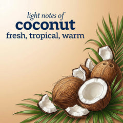 Ivory coconut scent visual suggesting mild fragrance and freshness