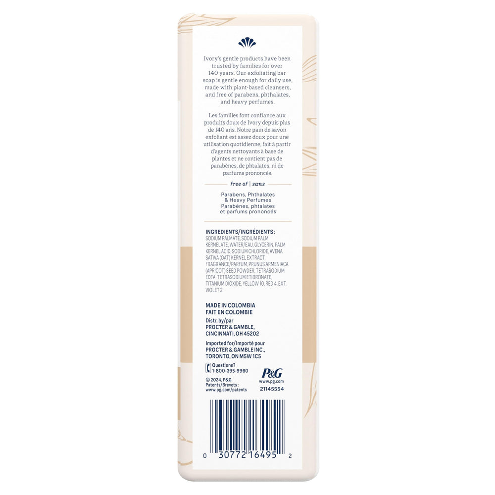 Ivory bar with towel in lifestyle scene conveying comforting post-shower feel