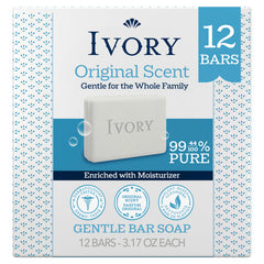 Ivory front packaging showing 12-count and gentle formula benefit