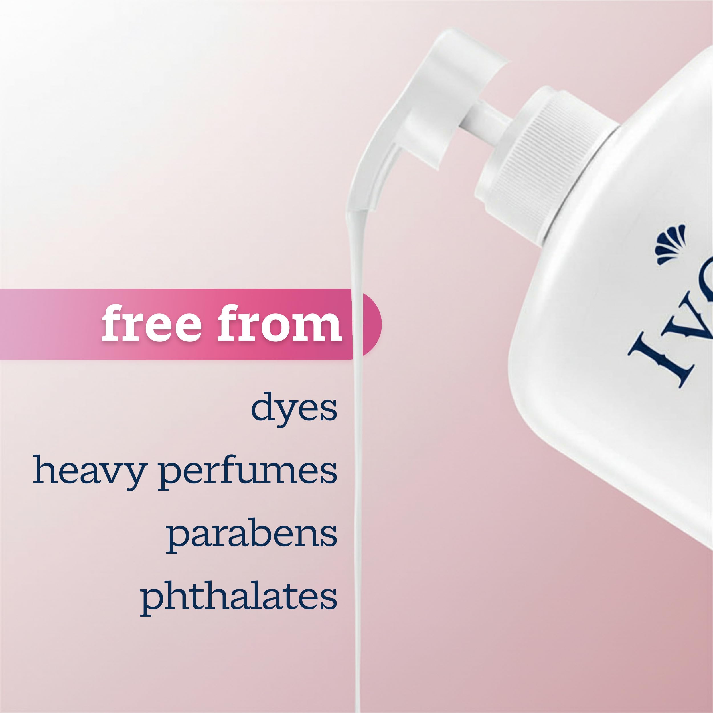 Ivory label ingredients panel highlighting 14 purposeful ingredients benefit