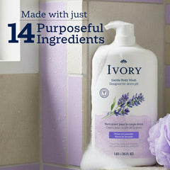 Family using Ivory body wash in shower showing gentle care for all ages