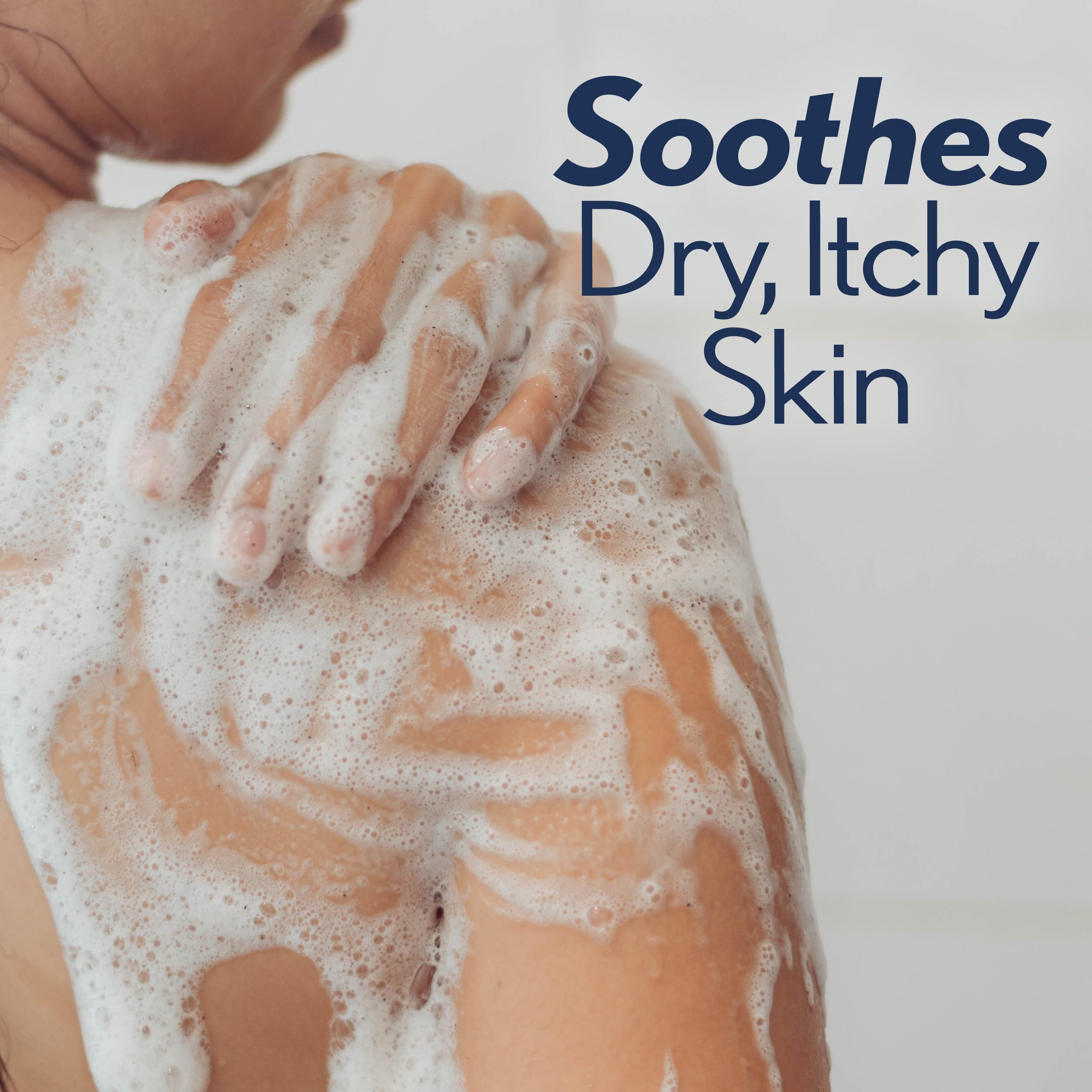 Ivory pump dispensing foam showing gentle lather benefit