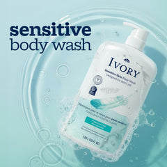 Foamy texture of Ivory Sensitive creating gentle lather for comfortable cleansing benefit