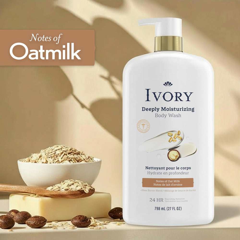 Ivory with shea butter close-up highlighting deep moisturization