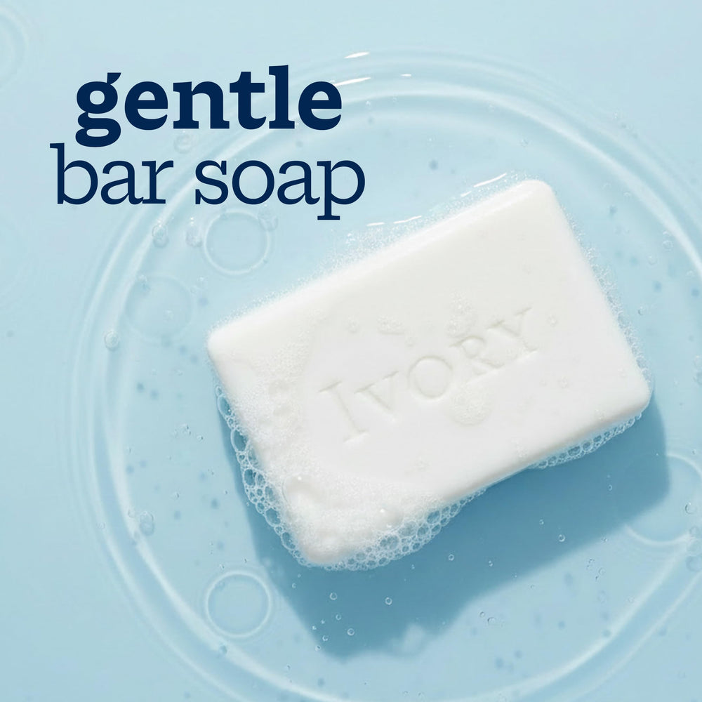 Ivory single bar front closeup emphasizing purity and smooth finish