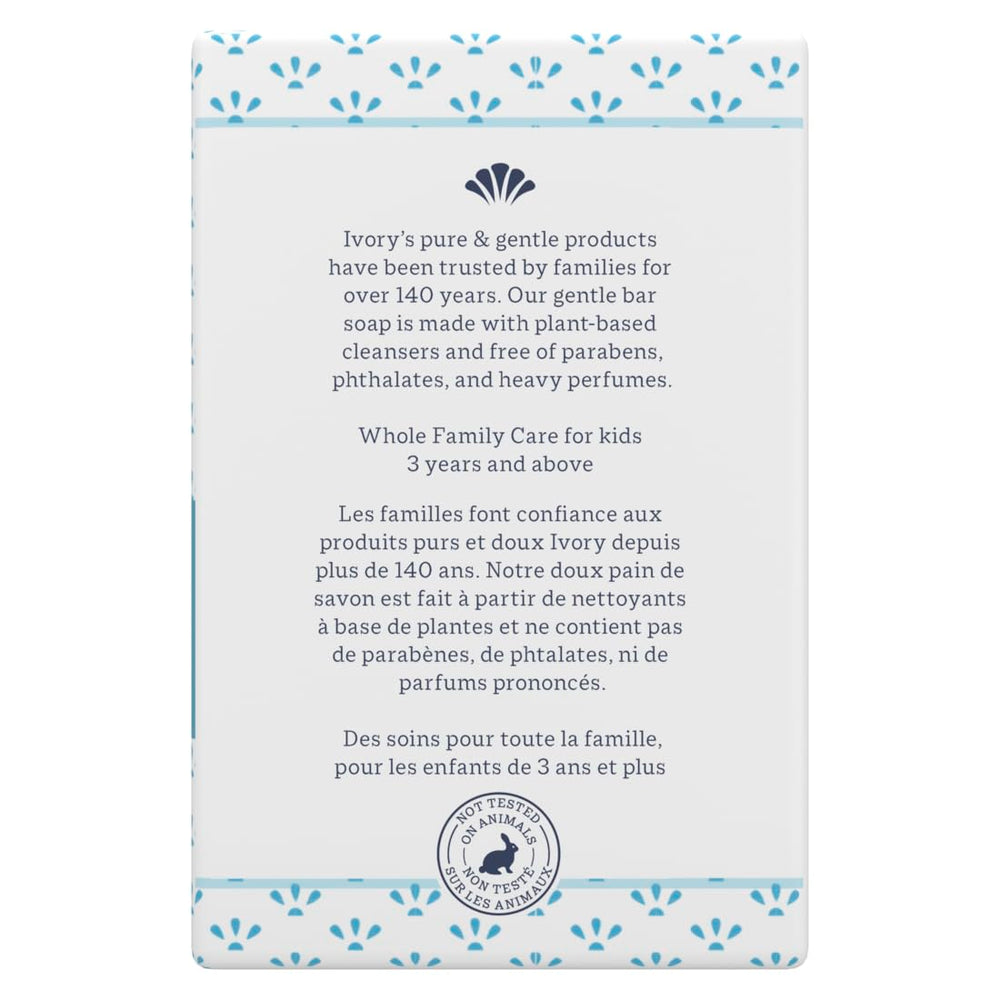Procter & Gamble Ivory label close-up showing classic simple formulation benefit