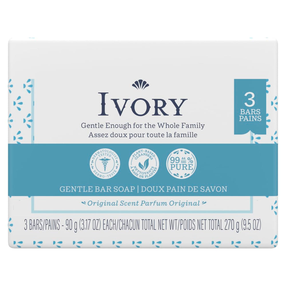 Procter & Gamble Ivory close-up of soap texture for gentle rinsing benefit