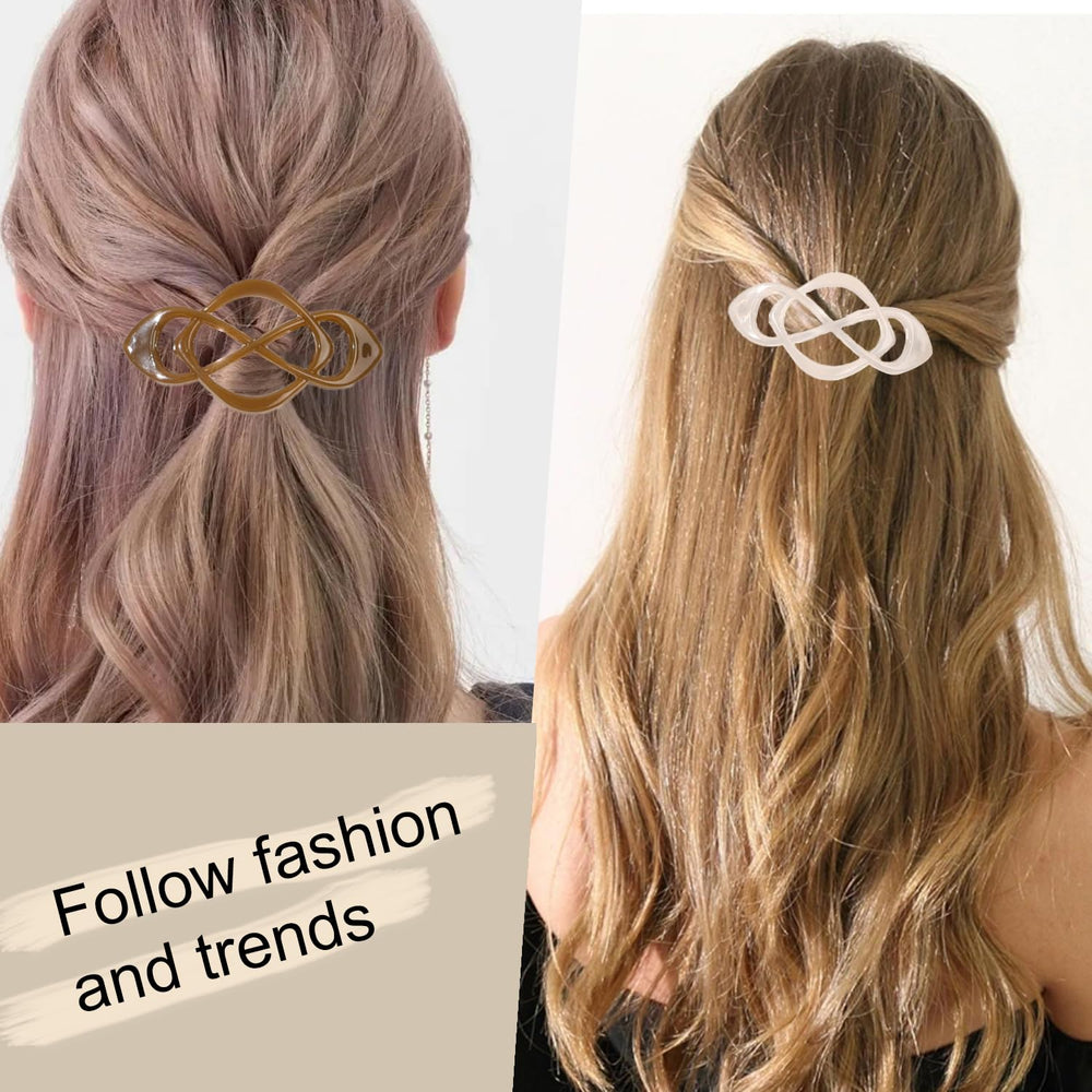 Ivyu barrette in hair demonstrating secure hold and polished style