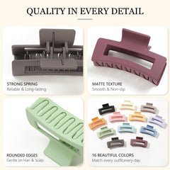 Ivyu clip worn in half-up style demonstrating quick no-fuss styling