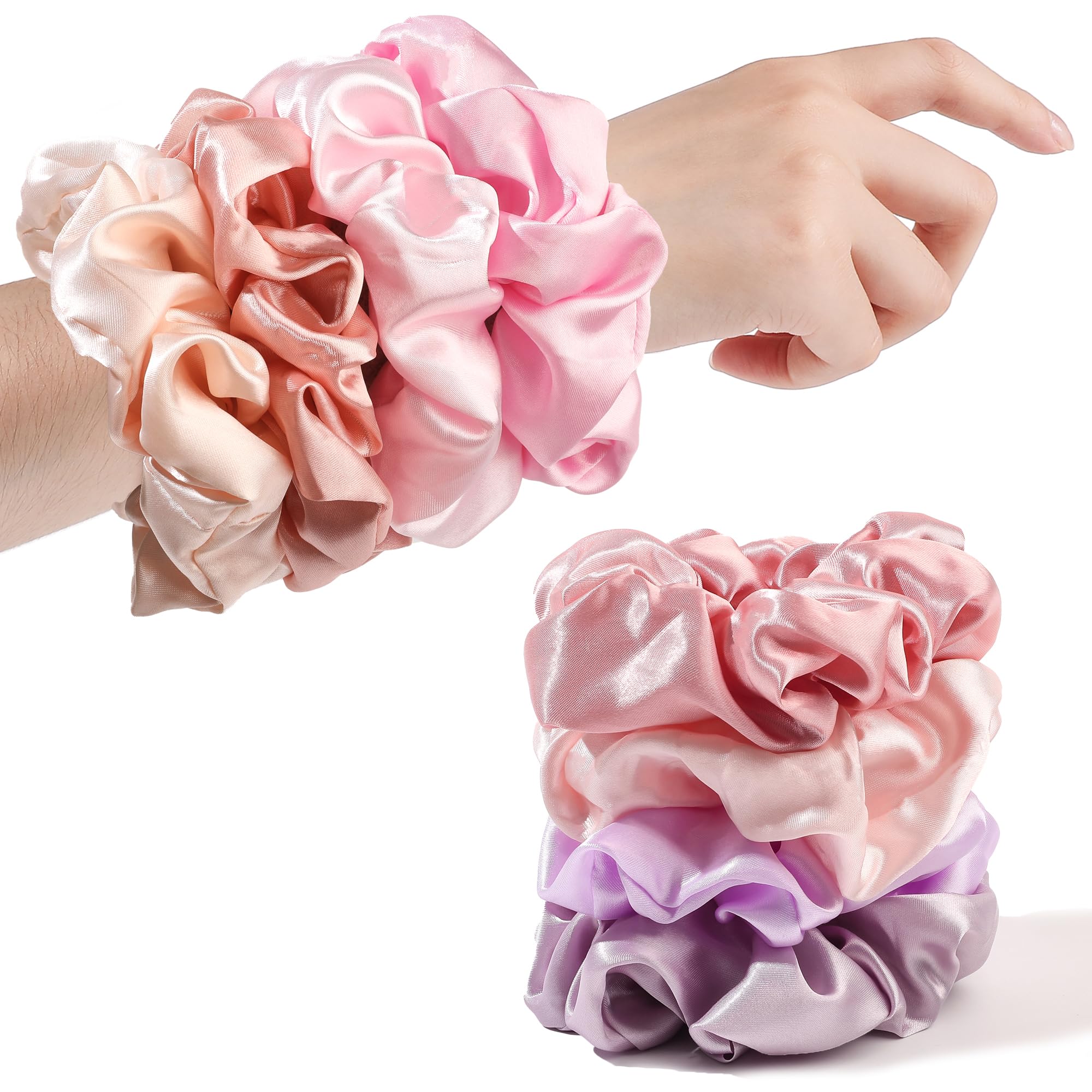 Ivyu close-up of satin texture demonstrating smooth fabric to reduce hair friction
