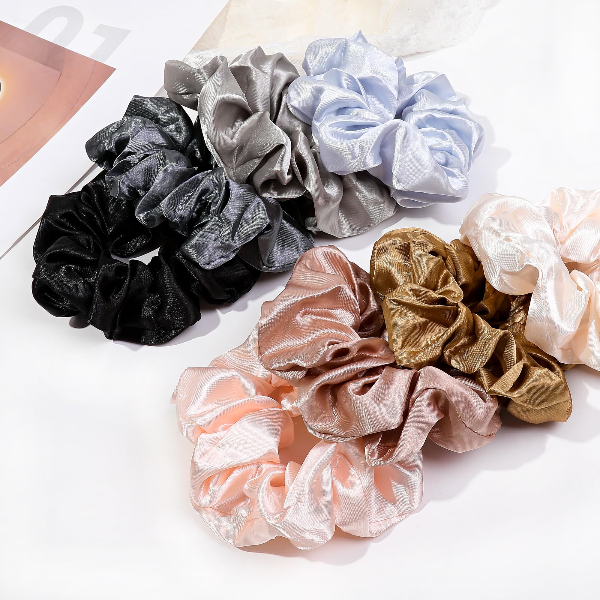 Ivyu close-up satin fabric texture that reduces friction and protects hair