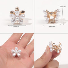 Ivyu close-up of faux pearl flower detail highlighting elegant finish