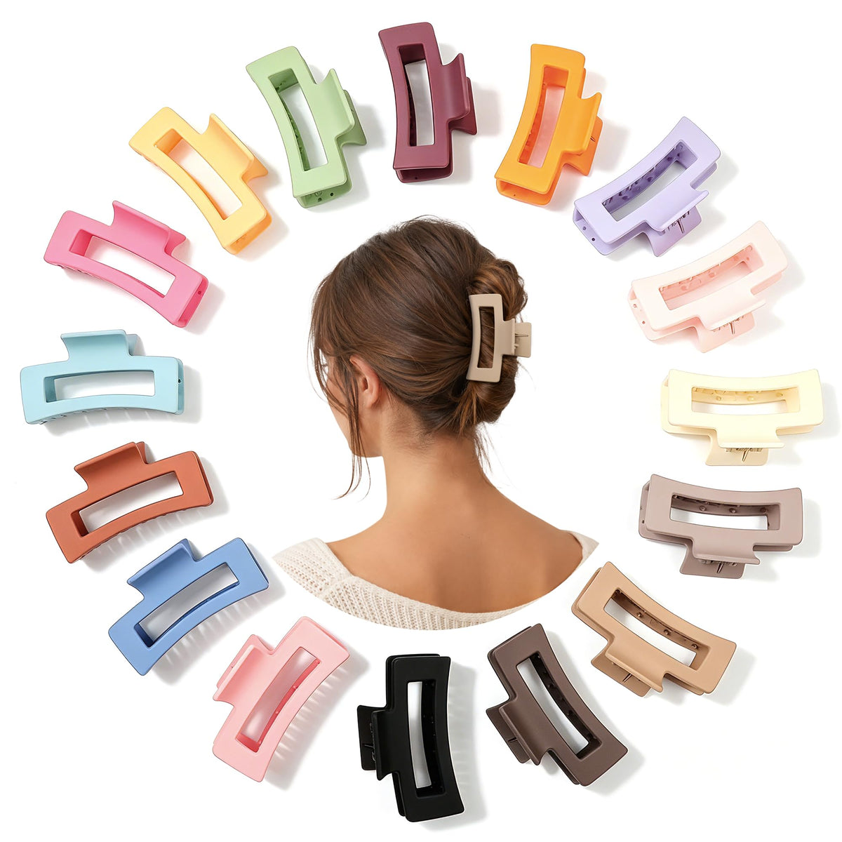 Ivyu front packaging showing 16 colorful clips and easy selection benefit