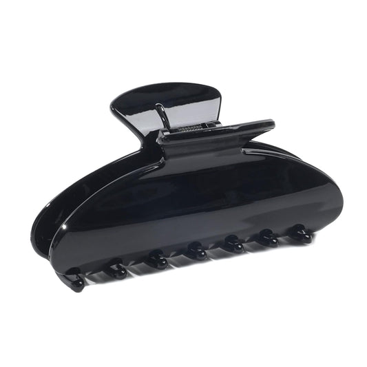 Ivyu front view of black claw clip showing compact shape and reliable hold