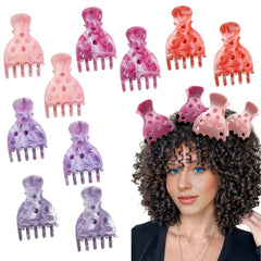 Ivyu front view of ten volume clips showing compact packaging and benefits