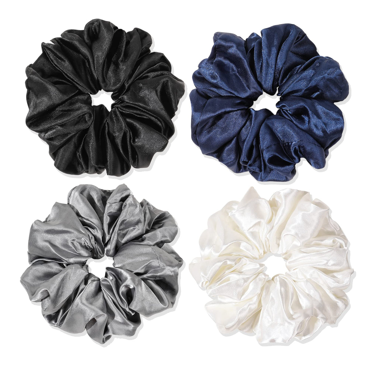 Ivyu front packaging showing jumbo satin scrunchie and elegant presentation