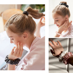 Ivyu gift-ready packaging displayed as a presentable bulk scrunchie set