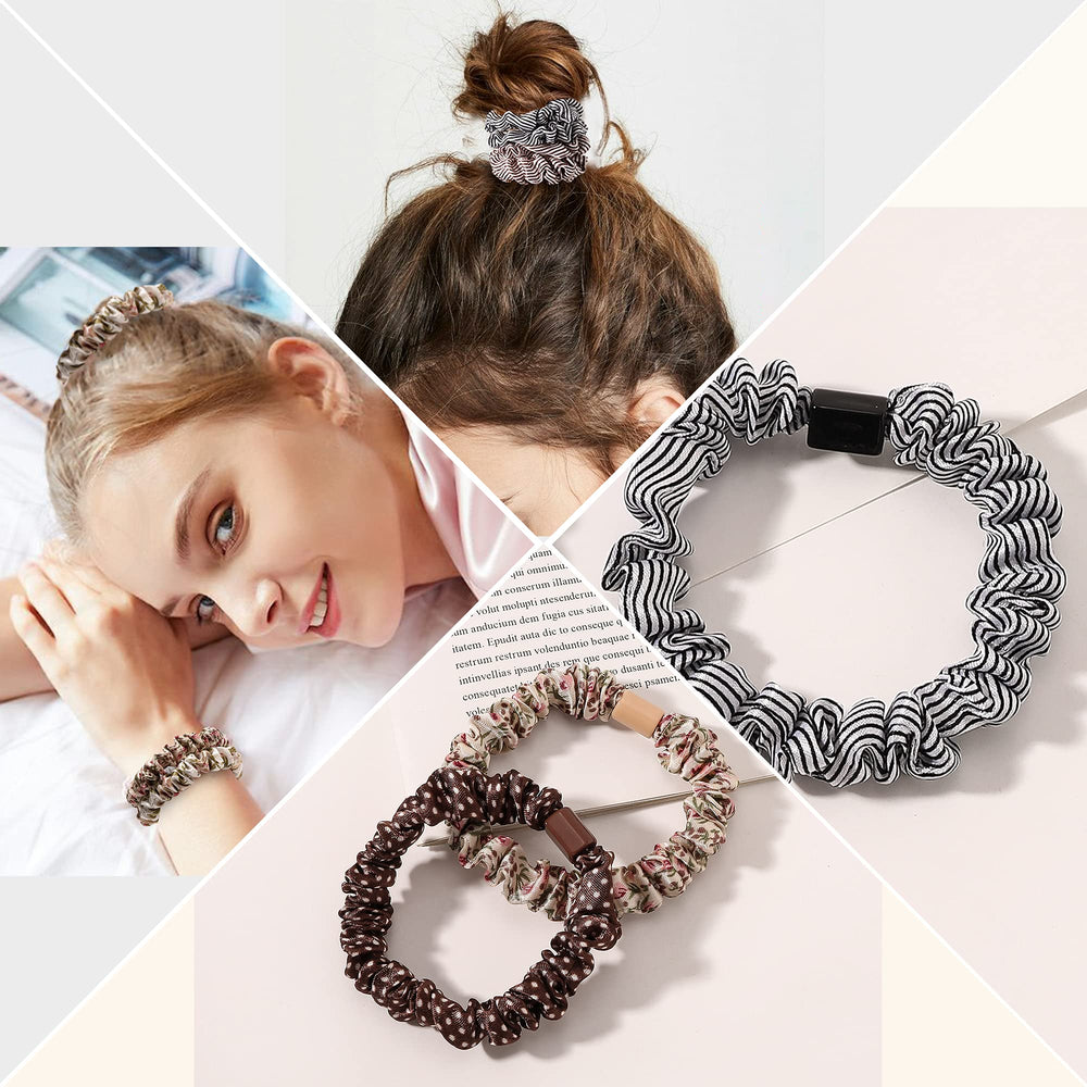 Ivyu scrunchie holding thick curly ponytail securely without tugging