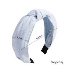 Ivyu headband worn during yoga demonstrating slip-resistant hold