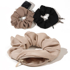 Ivyu assorted color scrunchies grouped displaying styling options