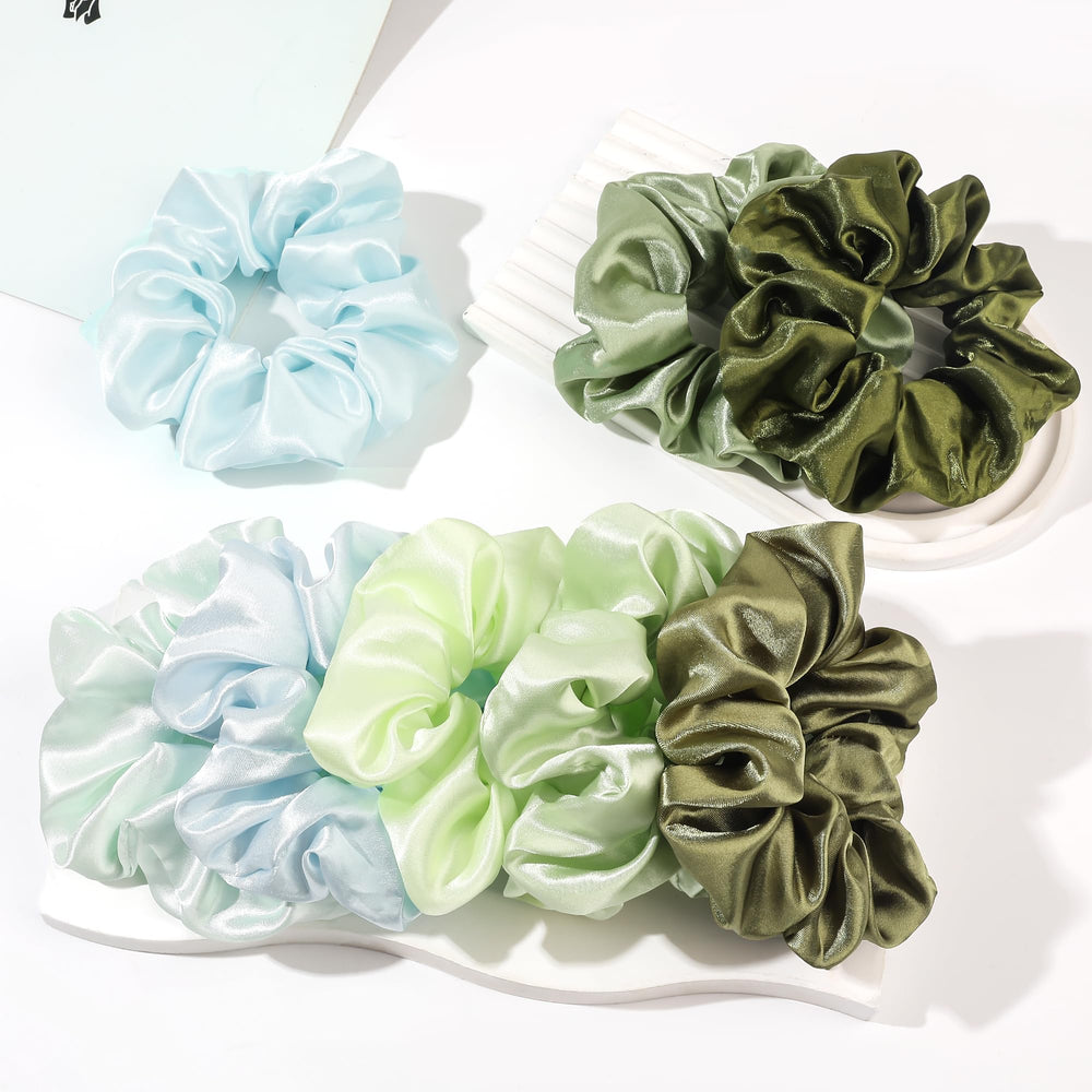 Ivyu scrunchie holding thick curly hair neatly without creasing or tugging