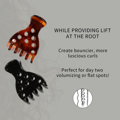 Ivyu clips in hand to show size and easy handling