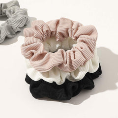 Ivyu scrunchie interior elastic detail displaying stretch for secure hold