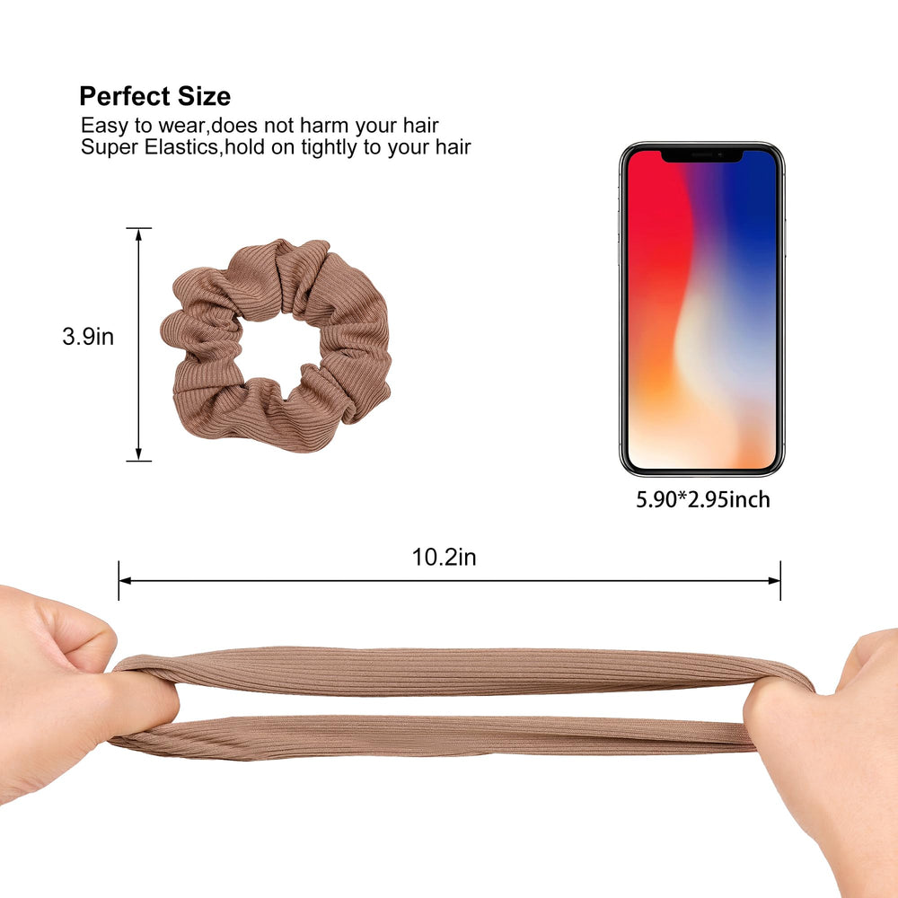 Ivyu scrunchie worn on wrist for easy access and comfort