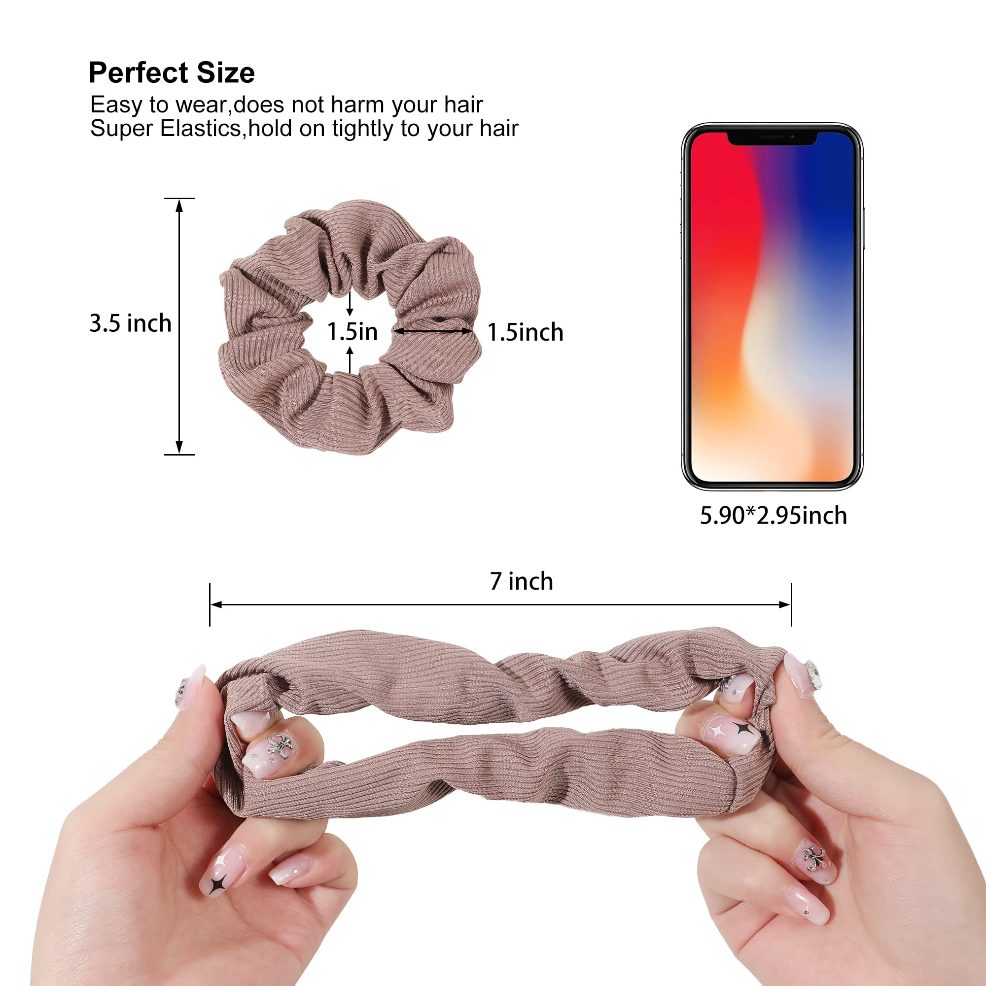 Ivyu scrunchie worn on wrist as accessory and convenient carry
