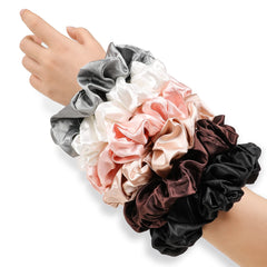 Ivyu scrunchie worn during sleep in bedroom setting to preserve hair overnight