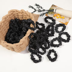 Ivyu scrunchie wrapped multiple times on thick hair for strong hold