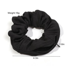 Ivyu scrunchie beside key for scale shows pocket fits small essentials