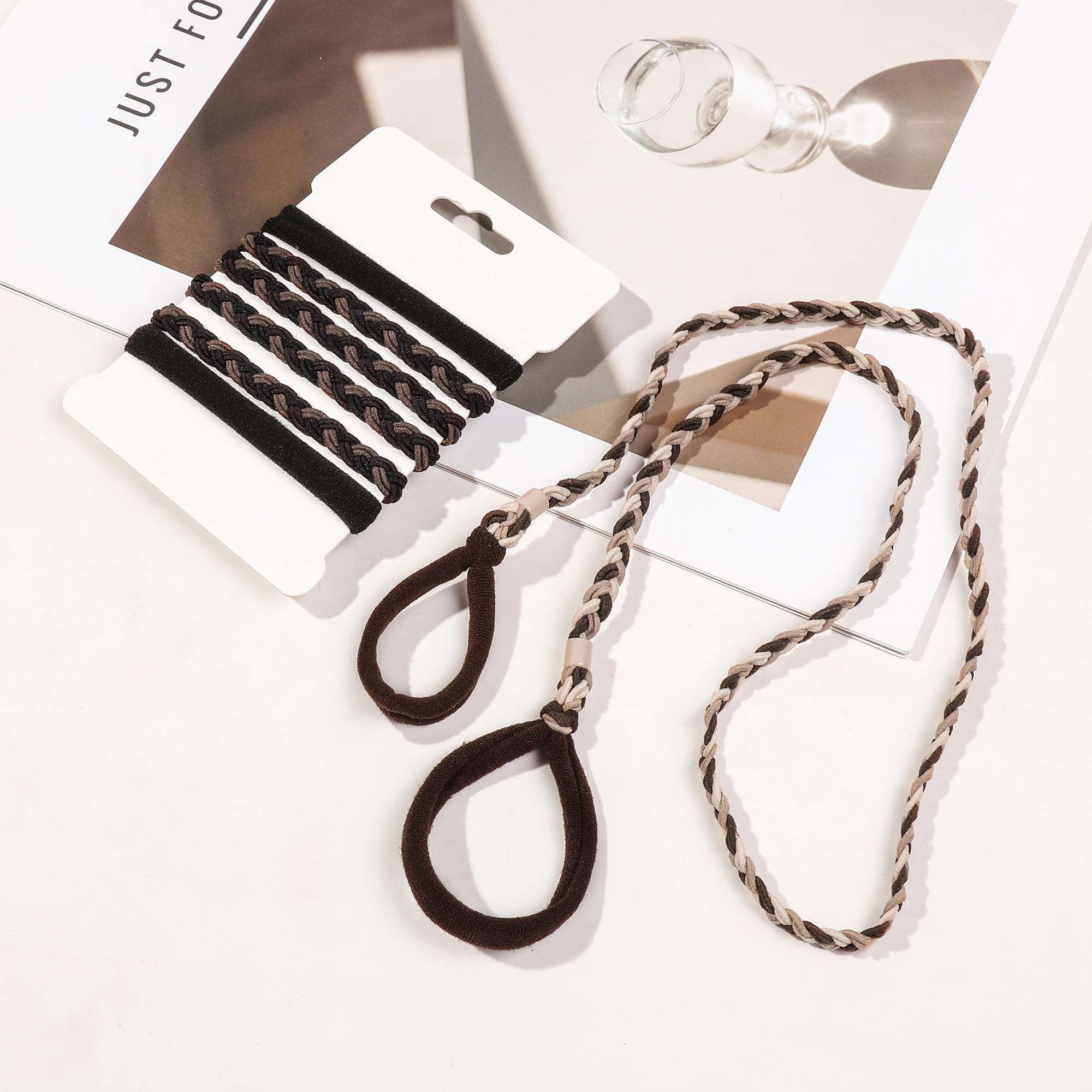 ivyu hair tie used in pool showing water-friendly secure styling benefit