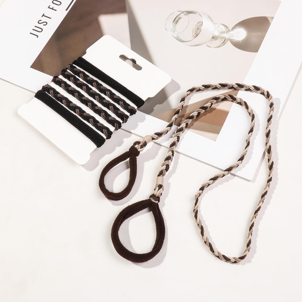 ivyu hair tie used in pool showing water-friendly secure styling benefit