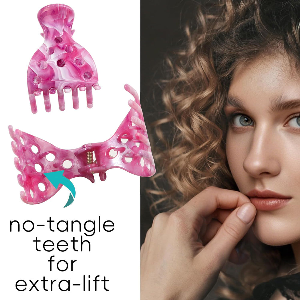 Ivyu smooth rounded tooth edge detail preventing snags and breakage