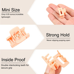 Ivyu textured clip surface detail, nonslip grip for thin hair