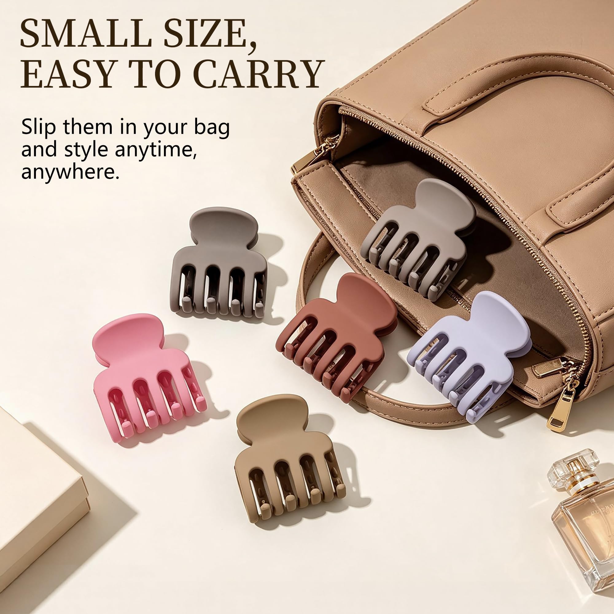 Ivyu travel pouch filled with clips showing portability and organization benefit