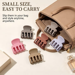 Ivyu travel pouch filled with clips showing portability and organization benefit