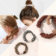 Ivyu scrunchie worn on wrist as accessory and quick hair holder
