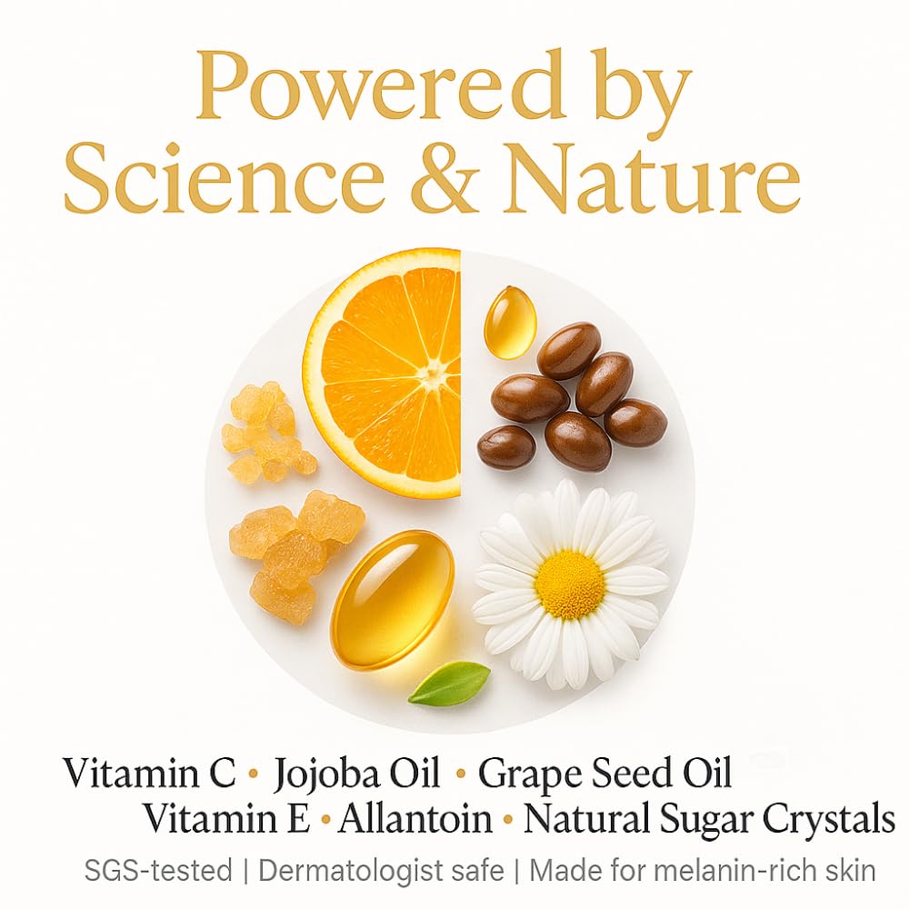 IYASA bottle label close-up highlighting vitamin C and oil blend benefits