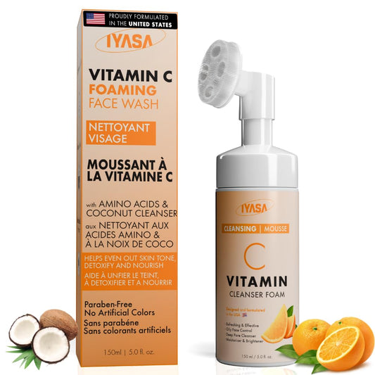 IYASA front bottle showing product and calming packaging benefits