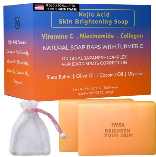 IYASA front packaging showing 2-pack bar and benefits