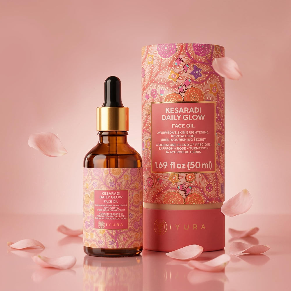 The Ayurveda Experience iYURA Kesaradi front bottle shows product and branding for clarity