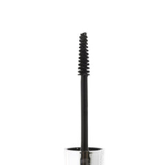IZME New York mascara applied on lashes showing lifted length and clump-free finish