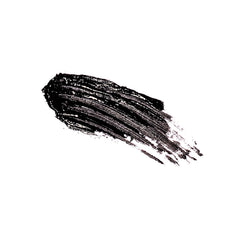 IZME New York mascara wand close-up with tapered hourglass shape for precise lengthening