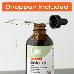 J MAC BOTANICALS label close-up showing USDA organic certification detail