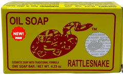 JABON DE ACEITE VIBORA DE CASCABEL close-up of soap texture showing gentle grains